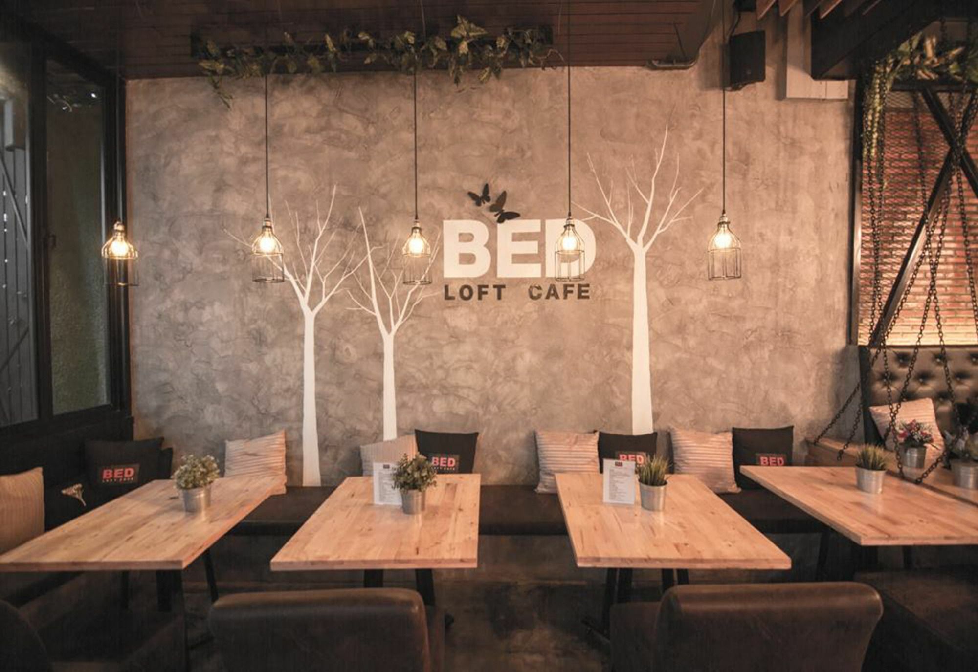 Bed Loft Cafe Otel Khon Kaen Dış mekan fotoğraf